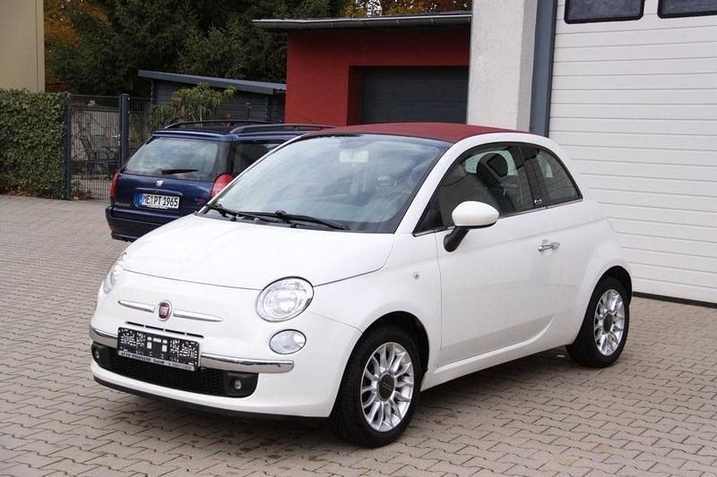 Weiß Gebraucht 2013 Fiat 500C Lounge Cabrio | 7.250 € (Fairer Preis) - Bild 1/4