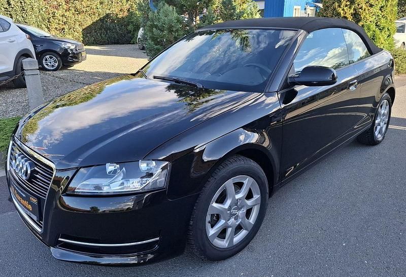 Schwarz Gebraucht 2012 Audi A3 Cabriolet Attraction Cabrio | 10.950 € (Fairer Preis) - Bild 1/4