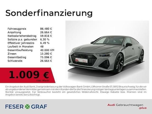 Gebraucht Audi RS7 Ambiente 600 PS (441 kW) 2022 Nardograu Kleinwagen