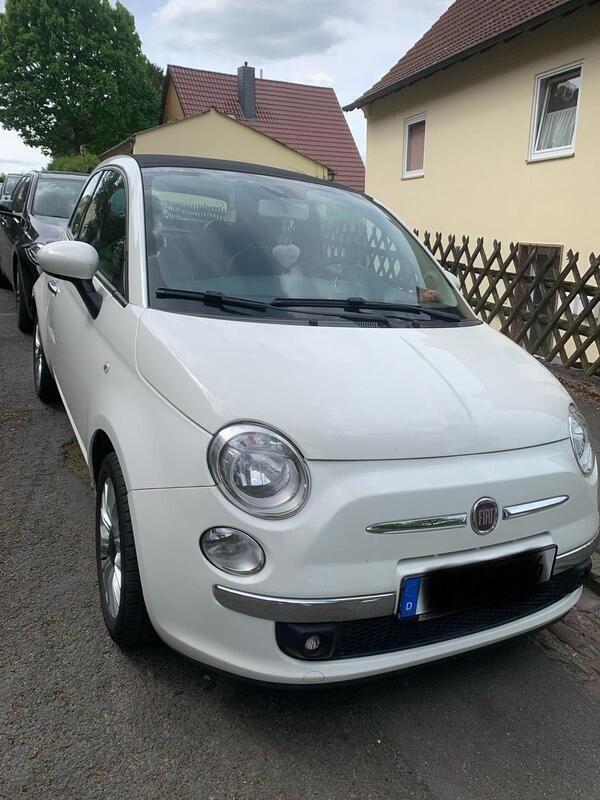 Weiß Gebraucht 2015 Fiat 500C Cabrio | 5.600 € - Bild 1/4