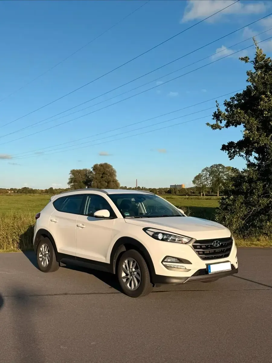 Gebraucht Hyundai Tucson 132 PS (97 kW) 2017 Weiß SUV