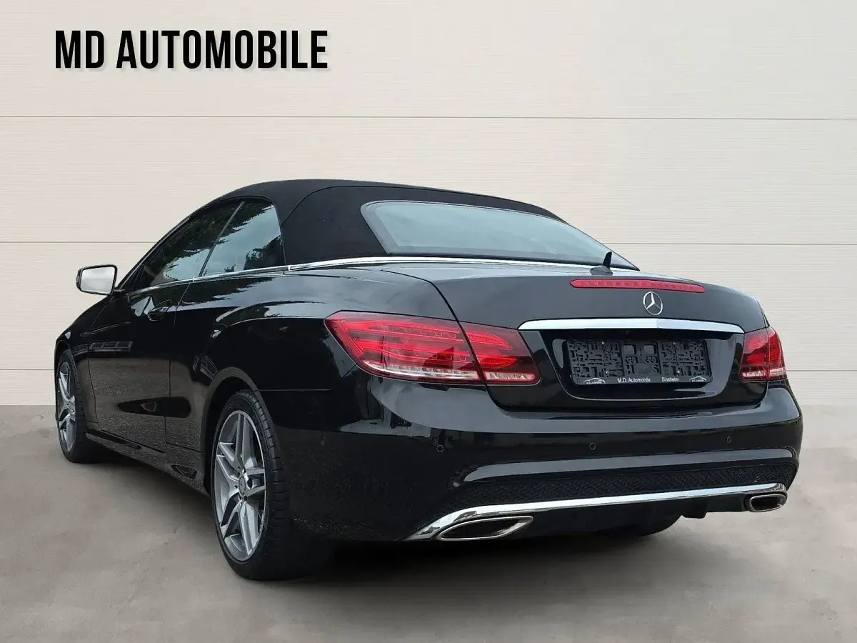 Gebraucht Mercedes E320 AMG line 272 PS (200 kW) 2016 Obsidianschwarz Cabrio