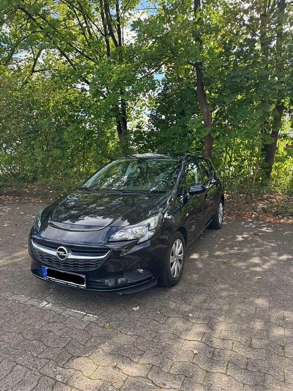 Schwarz Gebraucht 2016 Opel Corsa Edition Kleinwagen | 6.100 € (Guter Preis) - Bild 1/4