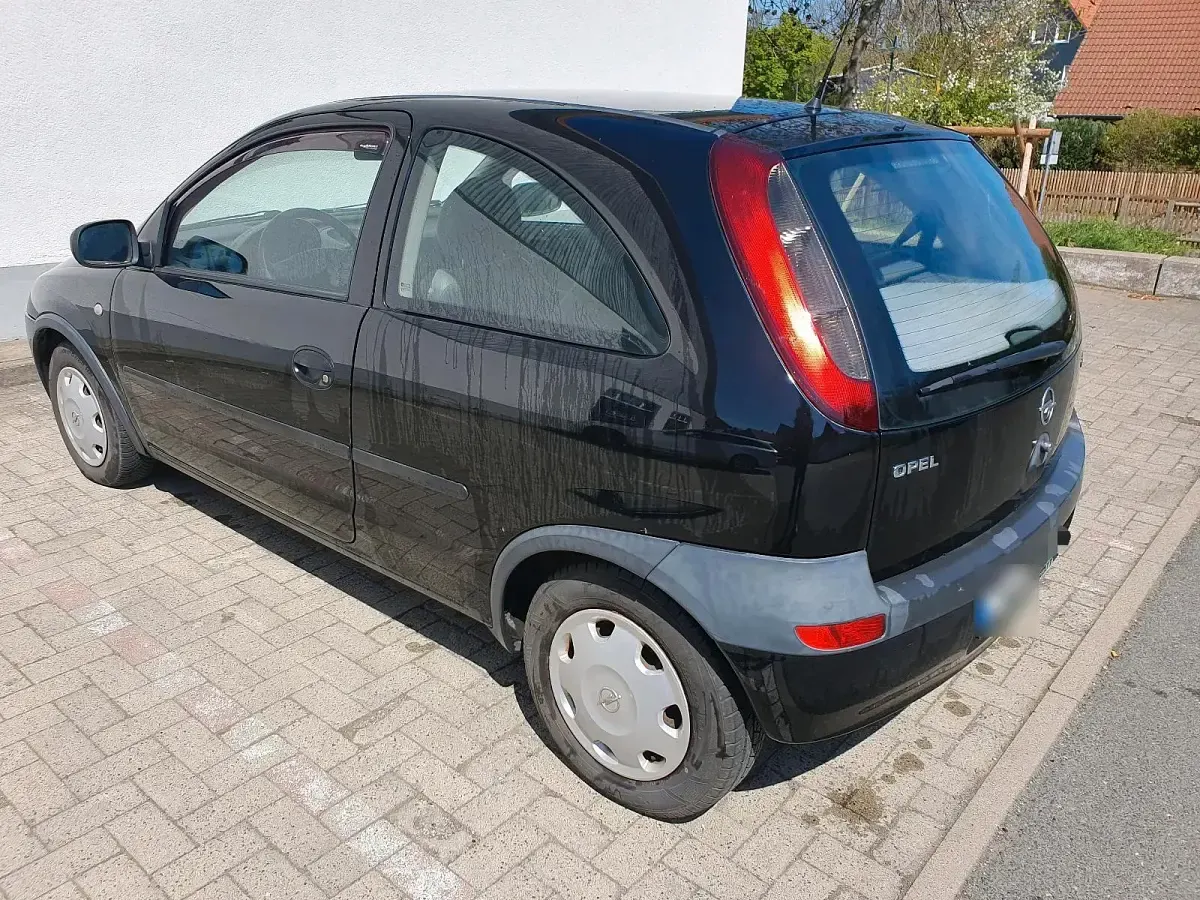 Gebraucht Opel Corsa 75 PS (55 kW) 2002 Schwarz Kleinwagen