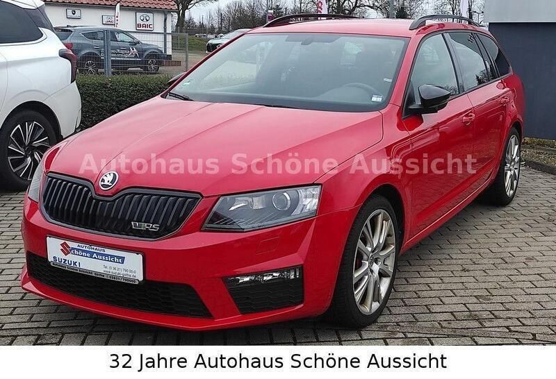 Rot Gebraucht 2015 Skoda Octavia RS Kombi | 14.990 € (Fairer Preis) - Bild 1/4