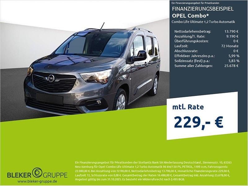 Grau Gebraucht 2022 Opel Combo Life Ultimate Van / Kleinbus | 22.980 € (Guter Preis) - Bild 1/3