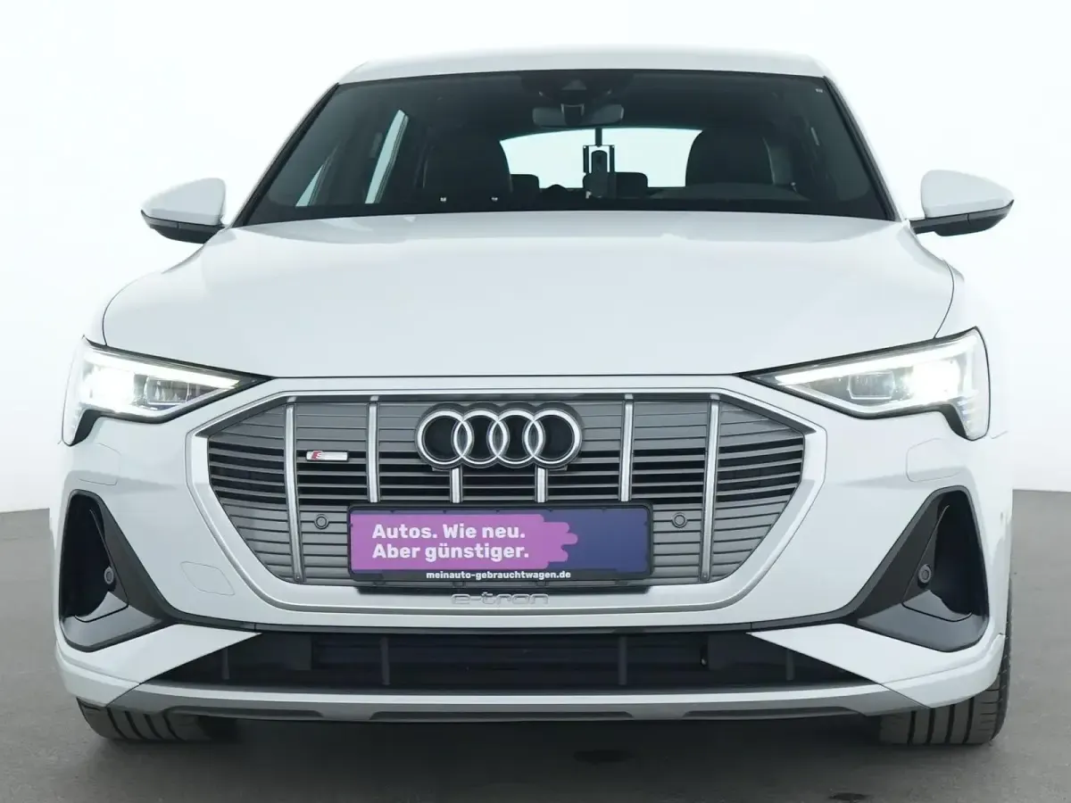 Gebraucht Audi e-tron S-Line 230 kW (313 PS) 2022 Gletscherweiss SUV