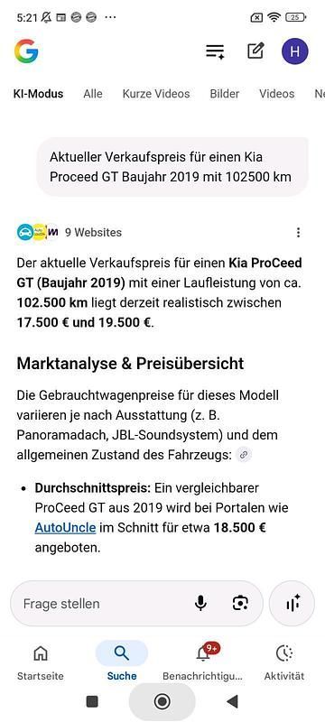 Gebraucht Kia ProCeed GT 204 PS (150 kW) 2019 Weiß Kombi