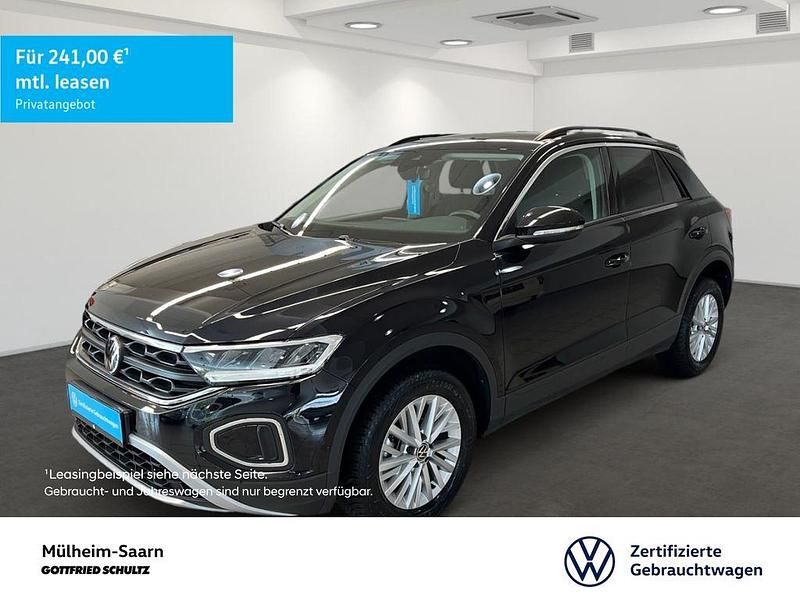 Schwarz Gebraucht 2024 VW T-Roc Life SUV | 22.450 € (Guter Preis) - Bild 1/2