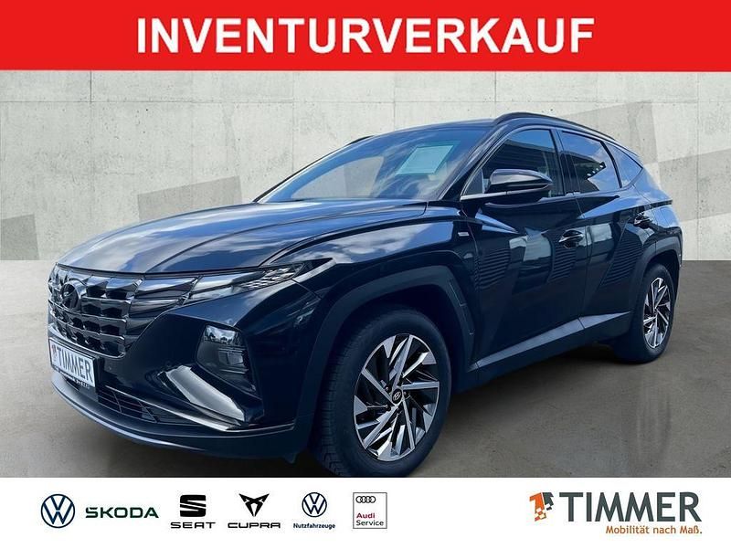 Schwarz metallic Gebraucht 2021 Hyundai Tucson SUV | 24.870 € (Fairer Preis) - Bild 1/4