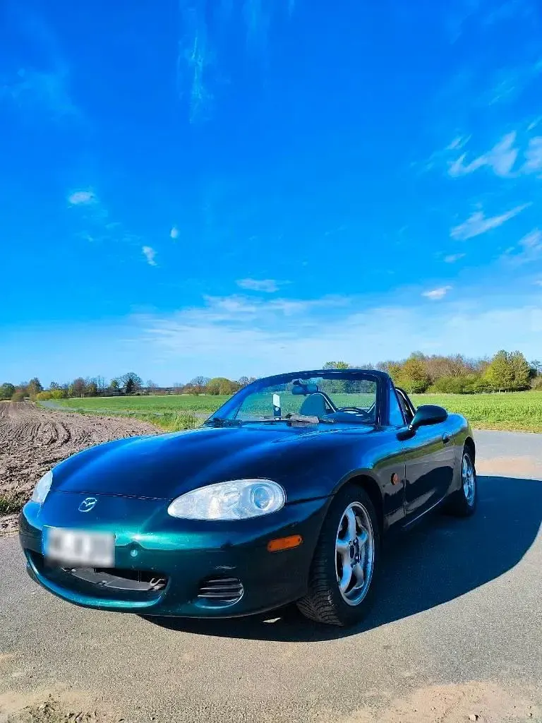 Gebraucht Mazda MX5 110 PS (80 kW) 2002 Grün Cabrio