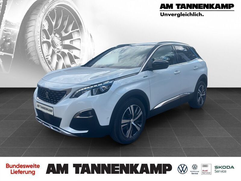 Weiß Gebraucht 2020 Peugeot 3008 GT-line SUV | 20.290 € (Guter Preis) - Bild 1/4
