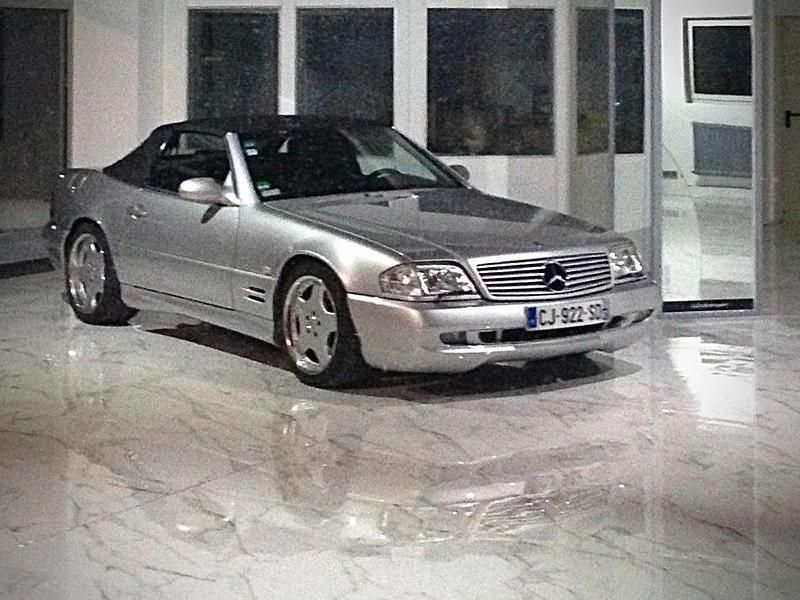 Silber Gebraucht 1998 Mercedes SL320 AMG Cabrio | 29.999 € - Bild 1/4