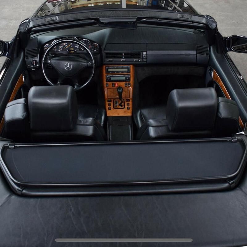 Gebraucht Mercedes SL320 224 PS (164 kW) 2000 Schwarz Cabrio