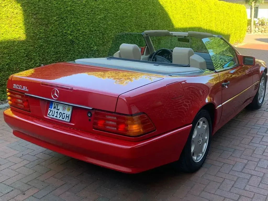 Gebraucht Mercedes SL500 320 PS (235 kW) 1993 Rot Cabrio