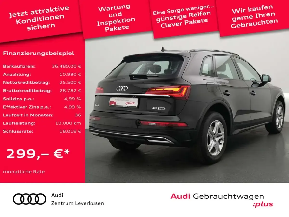 Gebraucht Audi Q5 Performance 204 PS (150 kW) 2023 Brillantschwarz SUV