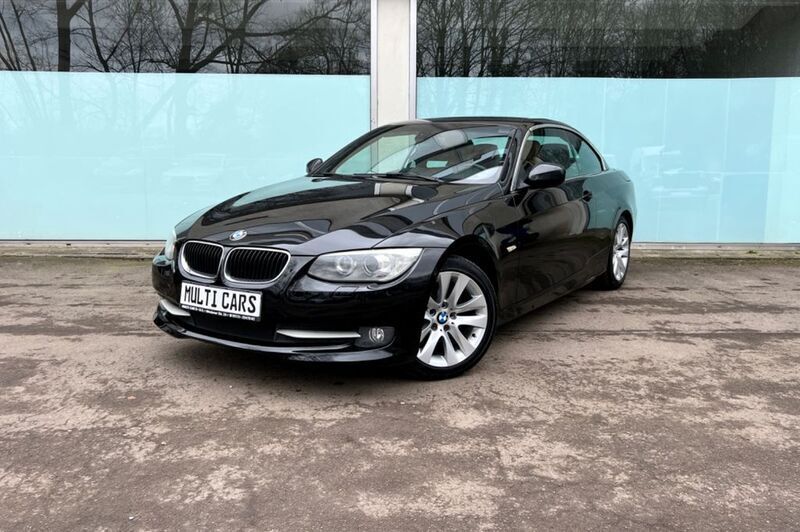 Schwarz Gebraucht 2010 BMW 318 Cabriolet Cabrio | 7.990 € (Etwas zu teuer) - Bild 1/4