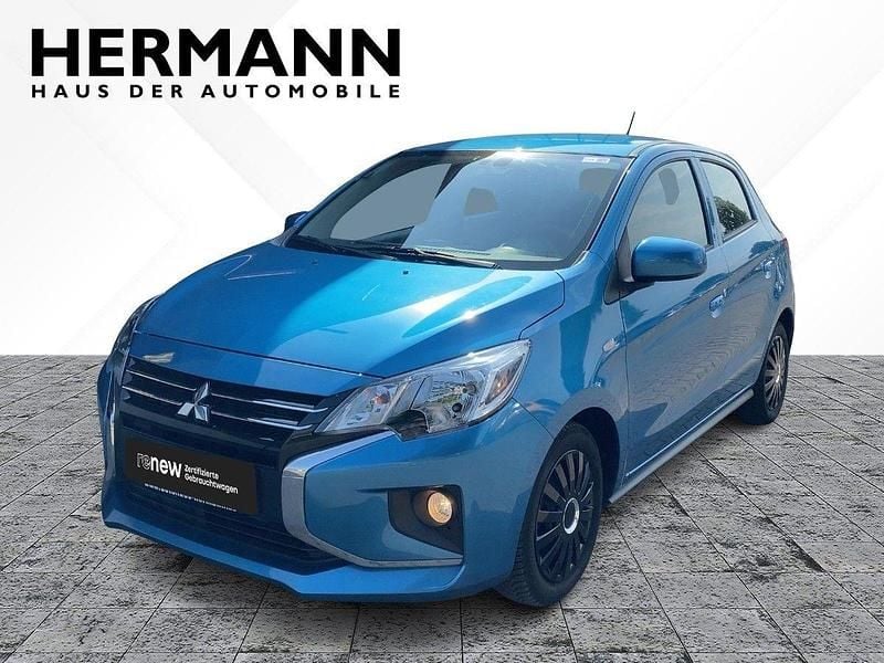 Atollblau (blau) Gebraucht 2023 Mitsubishi Space Star Select Kleinwagen | 12.390 € (Fairer Preis) - Bild 1/4