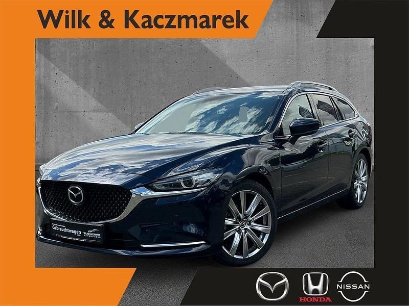 Blau Gebraucht 2024 Mazda 6 Exclusive Limousine | 29.990 € (Superpreis) - Bild 1/4