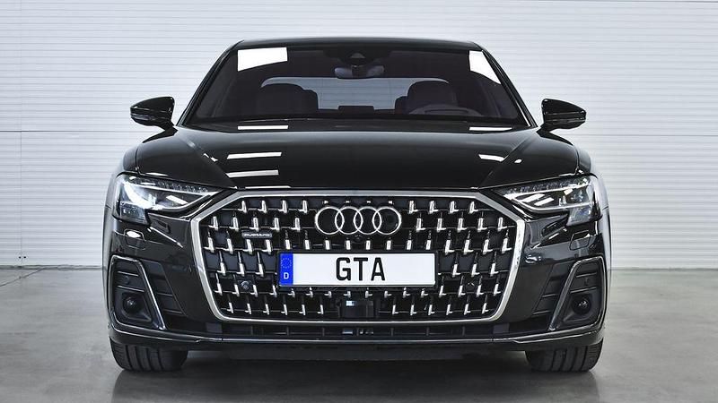 Mythosschwarz metallic Gebraucht 2023 Audi A8 Sport Limousine | 59.950 € (Fairer Preis) - Bild 1/4