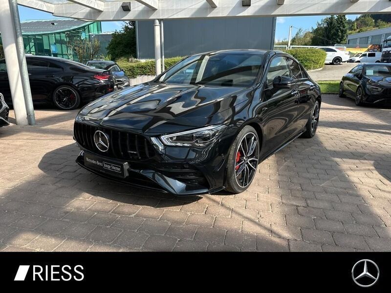 Schwarz Gebraucht 2024 Mercedes CLA35 AMG AMG Coupé | 58.900 € - Bild 1/4