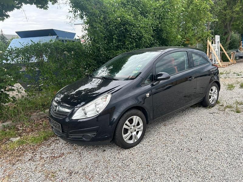 Schwarz Gebraucht 2009 Opel Corsa Kleinwagen | 550 € (Superpreis) - Bild 1/4