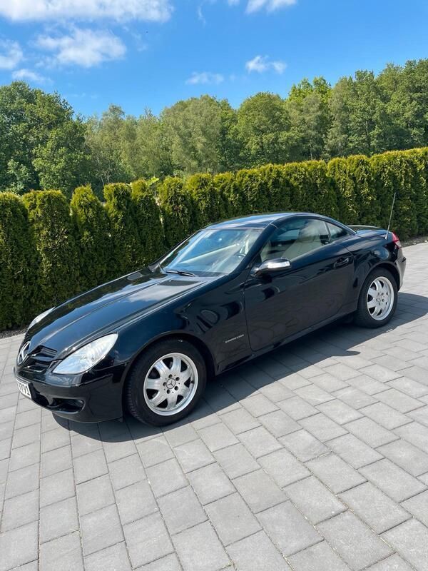Schwarz Gebraucht 2006 Mercedes SLK200 Cabrio | 8.500 € (Guter Preis) - Bild 1/4