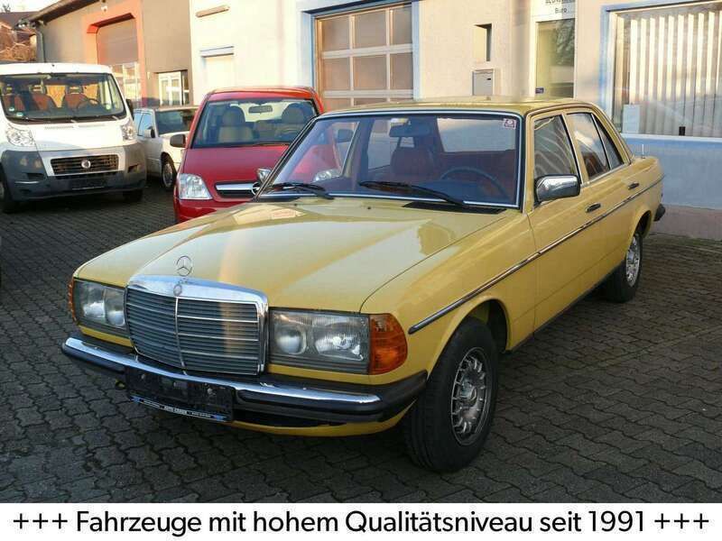 Gelb Gebraucht 1982 Mercedes E200 Limousine | 24.990 € - Bild 1/1