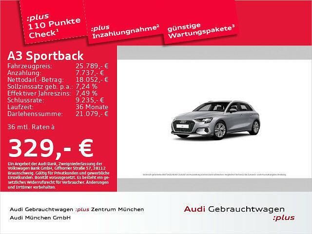 Gebraucht Audi A3 Advanced 150 PS (110 kW) 2022 Silber Limousine