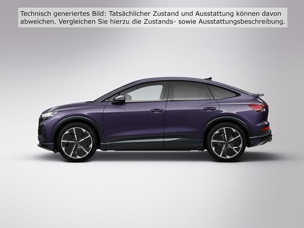 Gebraucht Audi Q4 Sportback e-tron S-Line 210 kW (286 PS) 2025 Violett (auroraviolett metallic) SUV