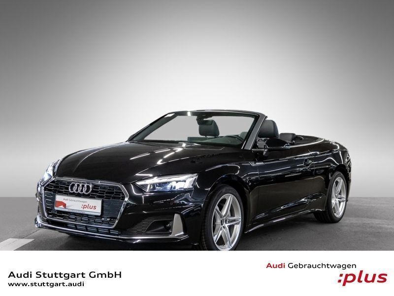 Mythosschwarz metallic verdeck Gebraucht 2024 Audi A5 Cabriolet Advanced Plus Cabrio | 42.920 € (Superpreis) - Bild 1/4