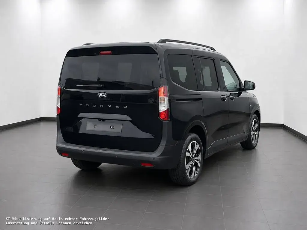 Neu Ford Tourneo Courier Titanium 125 PS (91 kW) 2026 Schwarz Van / Kleinbus