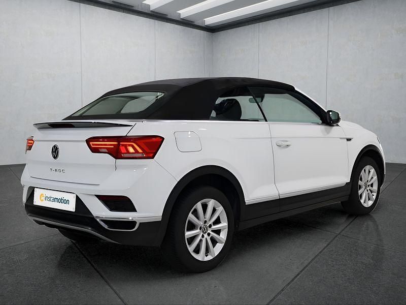 Gebraucht VW T-Roc Cabriolet 150 PS (110 kW) 2021 Weiß Cabrio