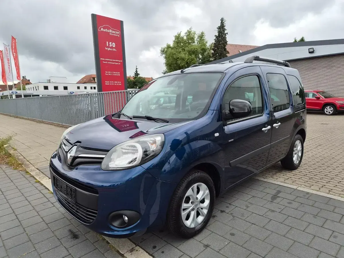 Gebraucht Renault Kangoo LIMITED 90 PS (66 kW) 2016 Blau Van / Kleinbus