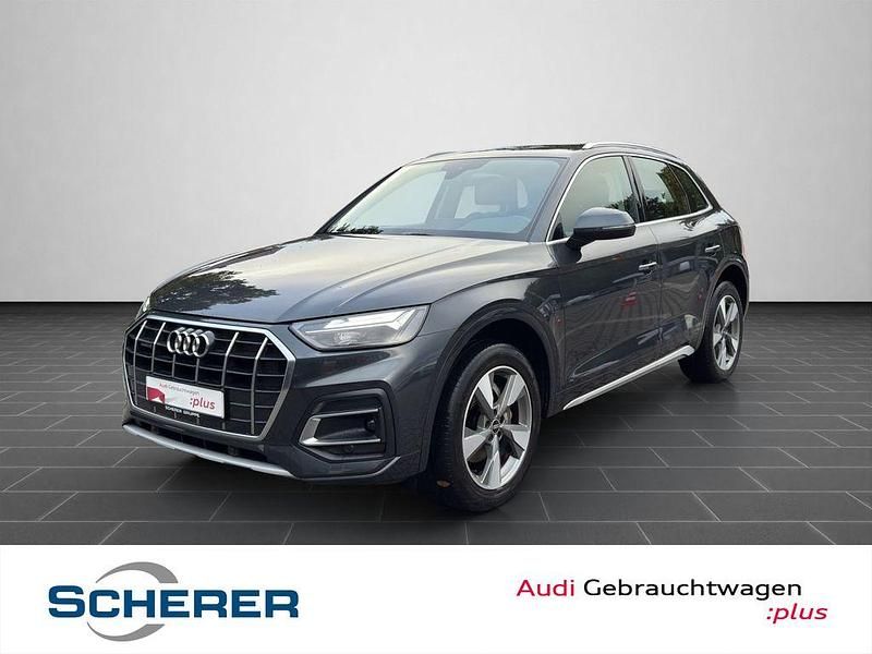 Manhattangrau metallic (metallic) Gebraucht 2020 Audi Q5 Ambiente SUV | 35.500 € (Fairer Preis) - Bild 1/4