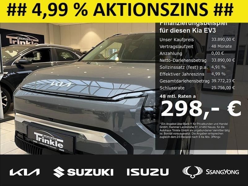 Schiefergrau metallic Neu 2025 Kia EV3 3 SUV | 33.890 € (Superpreis) - Bild 1/4