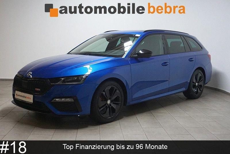 Blau Gebraucht 2022 Skoda Octavia RS Limousine | 26.490 € (Superpreis) - Bild 1/4