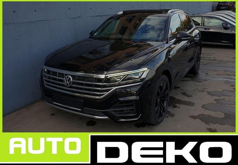Schwarz Gebraucht 2019 VW Touareg R-line SUV | 39.230 € (Teuer) - Bild 1/4