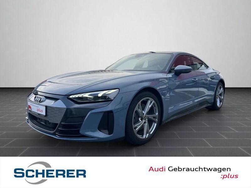 Kemoragrau metallic (metallic) Gebraucht 2021 Audi e-tron GT quattro Ambiente Limousine | 52.980 € - Bild 1/4