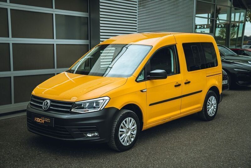 Gebraucht VW Caddy Trendline 102 PS (75 kW) 2020 Gelb Van / Kleinbus