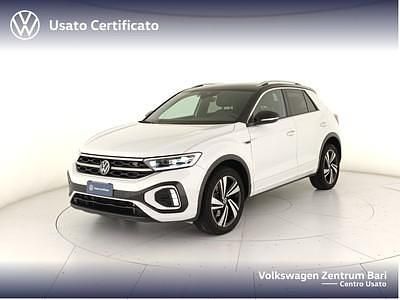 Bianco Gebraucht 2022 VW T-Roc R-line SUV | 27.800 € (Fairer Preis) - Bild 1/1