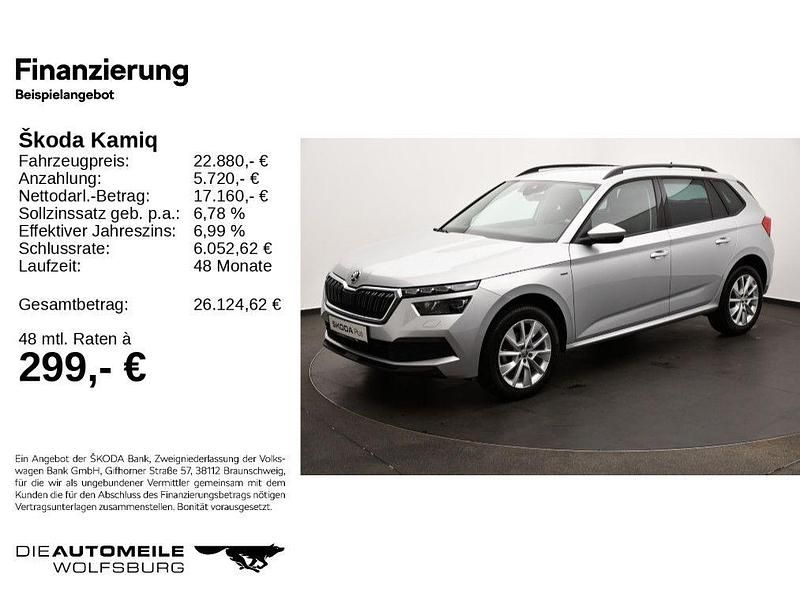 Gebraucht Skoda Kamiq Clever 150 PS (110 kW) 2022 Brilliantsilber metallic (metallic) SUV