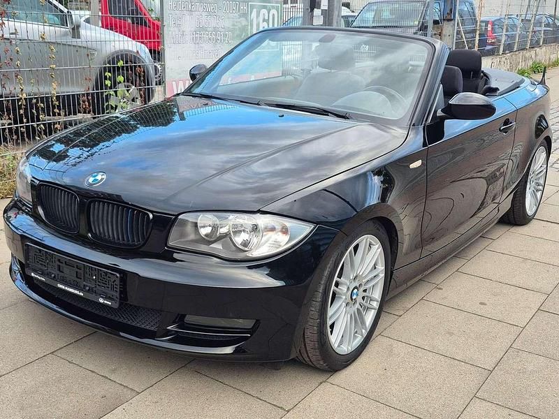 Schwarz Gebraucht 2008 BMW 118 Cabriolet Cabrio | 6.100 € (Fairer Preis) - Bild 1/4
