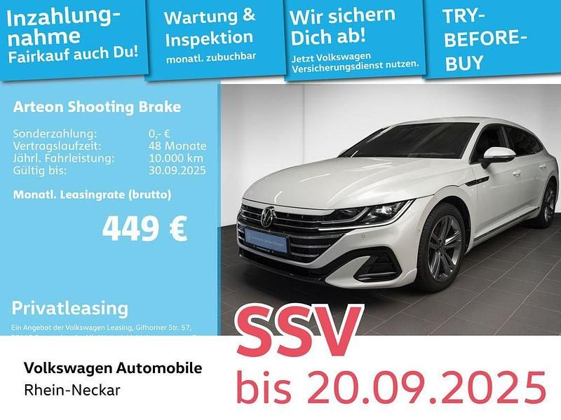 Oryxweiß perlmutteffekt Gebraucht 2023 VW Arteon R-line Kombi | 32.792 € (Fairer Preis) - Bild 1/2