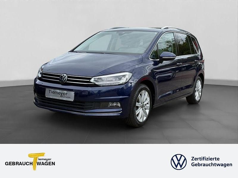 Blau Gebraucht 2024 VW Touran Highline Van / Kleinbus | 34.290 € (Fairer Preis) - Bild 1/4