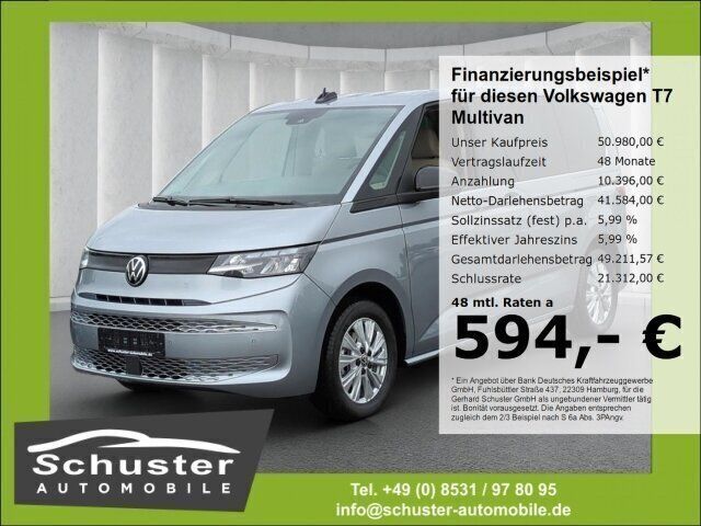 Silber Gebraucht 2024 VW T7 R Van | 50.980 € (Guter Preis) - Bild 1/4