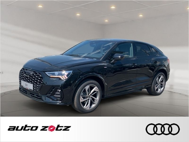 Schwarz Gebraucht 2024 Audi Q3 Sportback S-Line SUV | 46.390 € (Teuer) - Bild 1/4