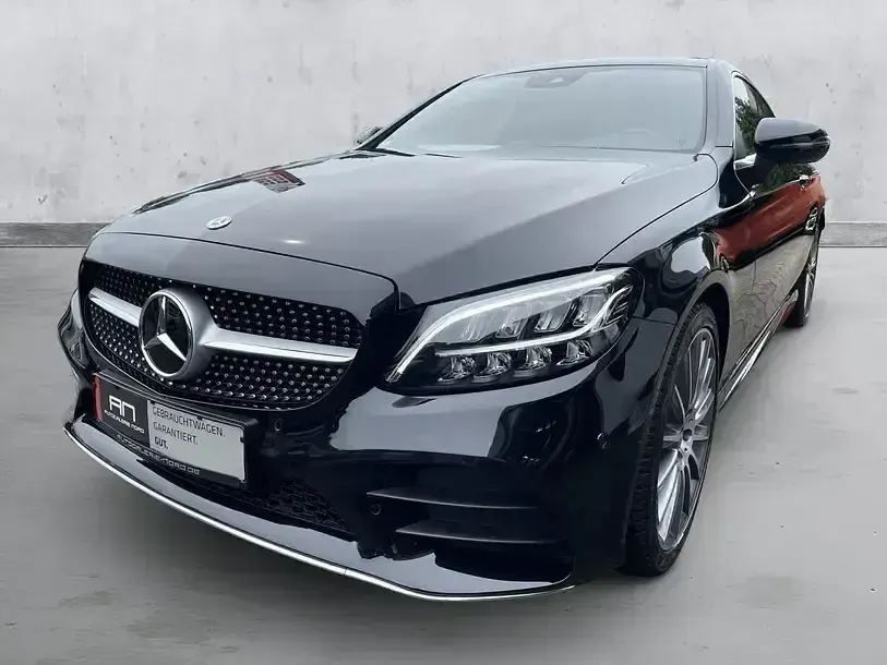 Gebraucht Mercedes C200 AMG line 197 PS (144 kW) 2024 Obsidianschwarz  metalliclack Coupé