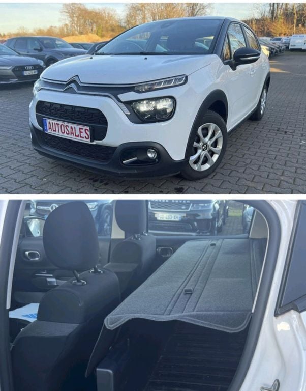 Weiß Gebraucht 2021 Citroën C3 Feel Kleinwagen | 5.121 € - Bild 1/4