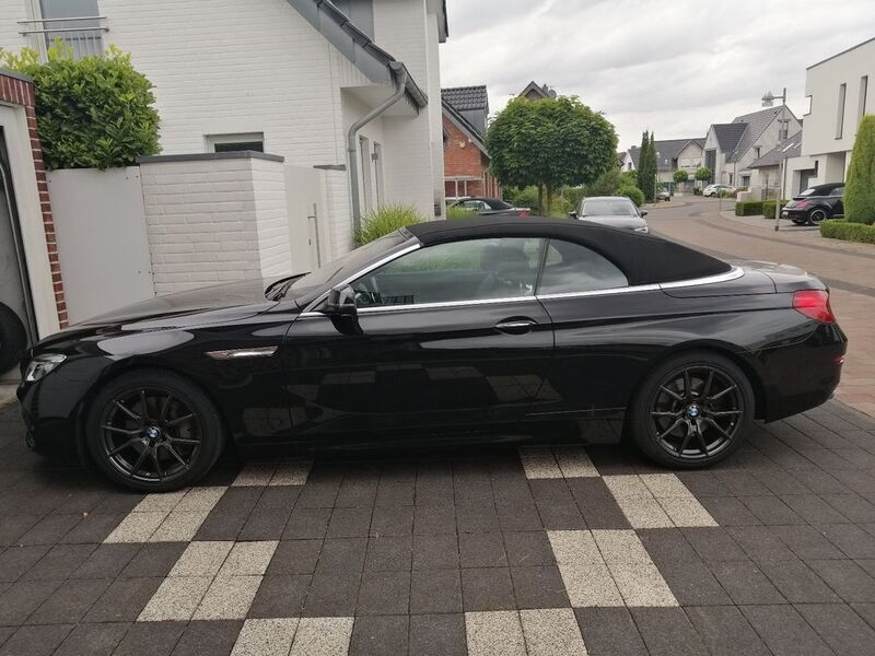 Schwarz Gebraucht 2016 BMW 640 Cabriolet Sport Line Cabrio | 35.900 € (Fairer Preis) - Bild 1/4
